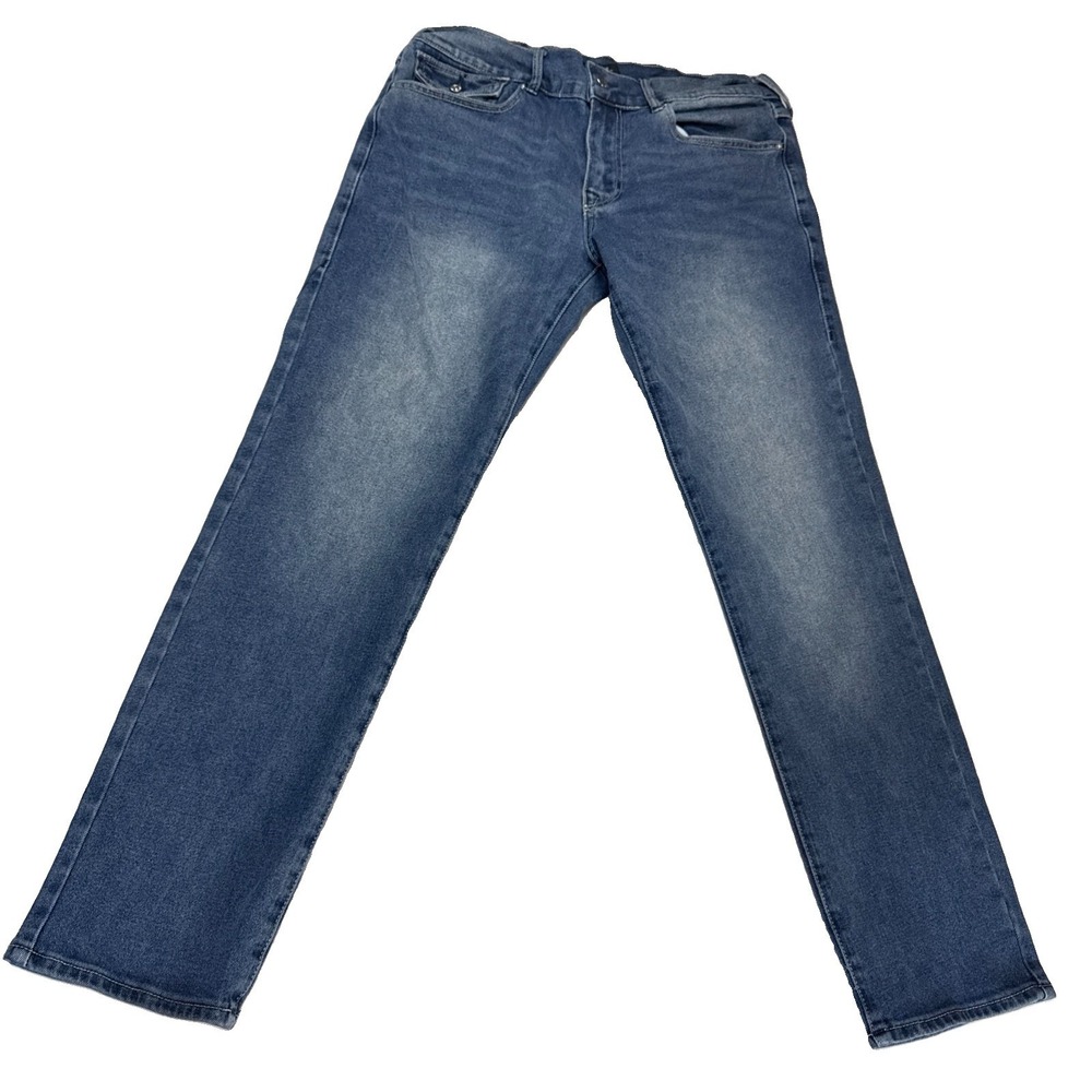 True Religion Men's Denim Jeans Size 33 Geno Relaxed Slim